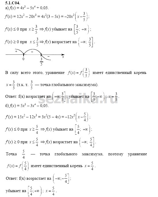 Ответ на задание 1028 - ГДЗ по алгебре 11 класс Шестаков