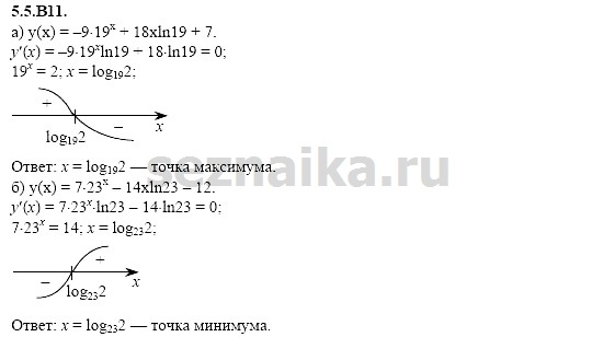 Ответ на задание 1182 - ГДЗ по алгебре 11 класс Шестаков