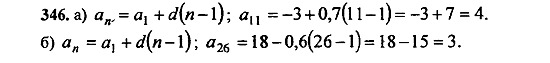 Ответ на задание 346 - ГДЗ по алгебре 9 класс Макарычев, Миндюк