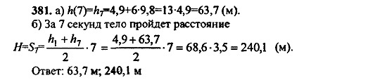 Ответ на задание 381 - ГДЗ по алгебре 9 класс Макарычев, Миндюк