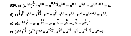 Ответ на задание 587 - ГДЗ по алгебре 9 класс Макарычев, Миндюк