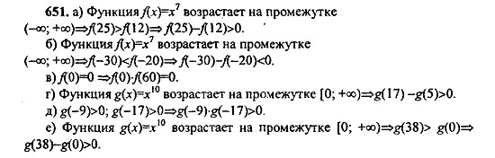 Ответ на задание 649 - ГДЗ по алгебре 9 класс Макарычев, Миндюк