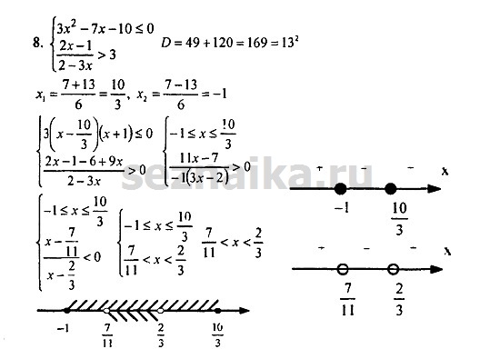 Ответ на задание 285 - ГДЗ по алгебре 9 класс Мордкович