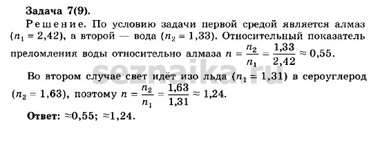 Ответ на задание 122 - ГДЗ по физике 11 класс Мякишев, Буховцев, Чаругин