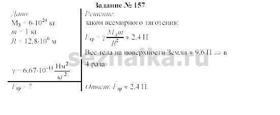 Ответ на задание 170 - ГДЗ по физике 9 класс Громов, Родина