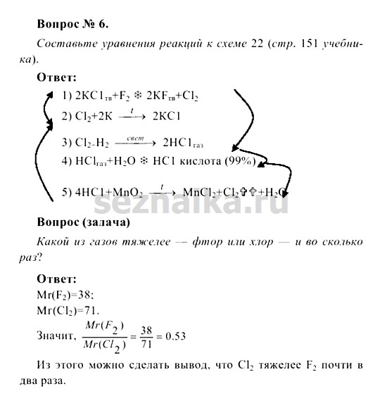 Ответ на задание 211 - ГДЗ по химии 8 класс Рудзитис, Фельдман