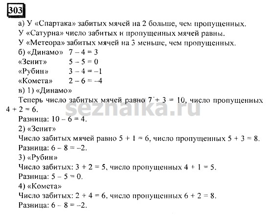 Ответ на задание 301 - ГДЗ по математике 6 класс Дорофеев. Часть 2