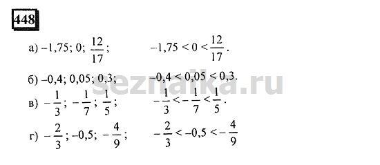 Ответ на задание 445 - ГДЗ по математике 6 класс Дорофеев. Часть 2