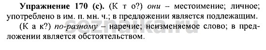 Ответ на задание 172 - ГДЗ по русскому языку 5 класс Купалова, Еремеева