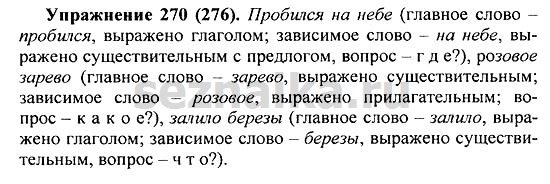 Ответ на задание 267 - ГДЗ по русскому языку 5 класс Купалова, Еремеева