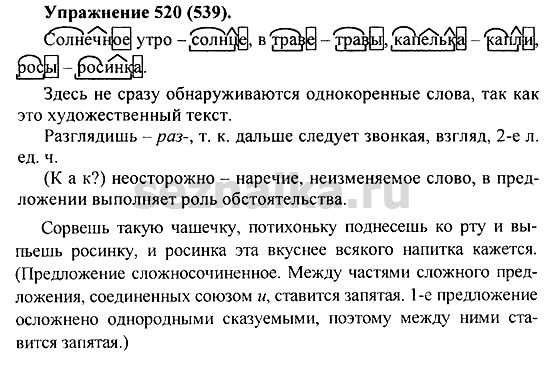 Ответ на задание 512 - ГДЗ по русскому языку 5 класс Купалова, Еремеева