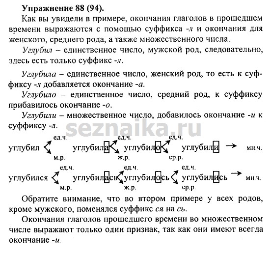Ответ на задание 92 - ГДЗ по русскому языку 5 класс Купалова, Еремеева