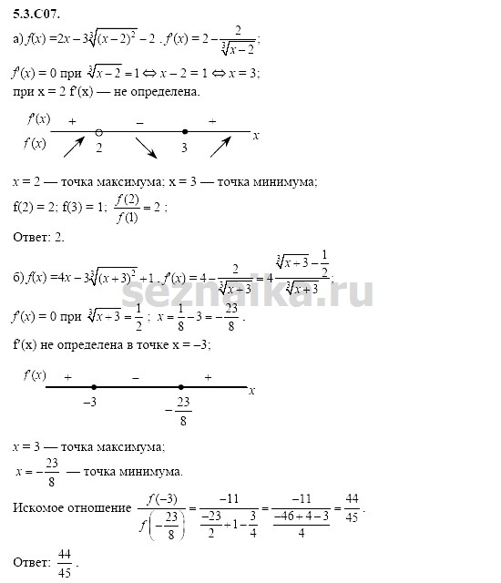 Ответ на задание 1106 - ГДЗ по алгебре 11 класс Шестаков
