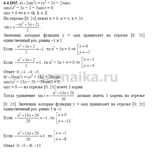 Ответ на задание 1290 - ГДЗ по алгебре 11 класс Шестаков