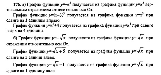 Ответ на задание 176 - ГДЗ по алгебре 9 класс Макарычев, Миндюк