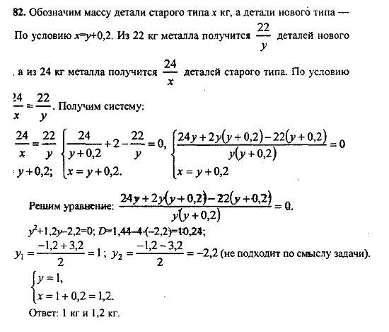 Ответ на задание 282 - ГДЗ по алгебре 9 класс Макарычев, Миндюк