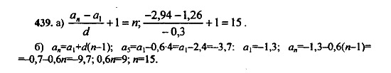 Ответ на задание 439 - ГДЗ по алгебре 9 класс Макарычев, Миндюк
