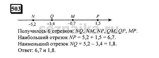 Ответ на задание 500 - ГДЗ по математике 6 класс Дорофеев. Часть 2