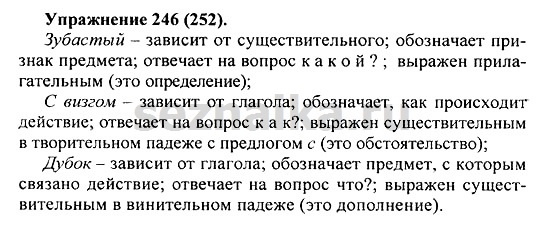 Ответ на задание 245 - ГДЗ по русскому языку 5 класс Купалова, Еремеева