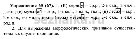 Ответ на задание 68 - ГДЗ по русскому языку 5 класс Купалова, Еремеева