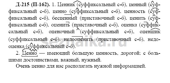 Ответ на задание 205 - ГДЗ по русскому языку 7 класс Разумовская